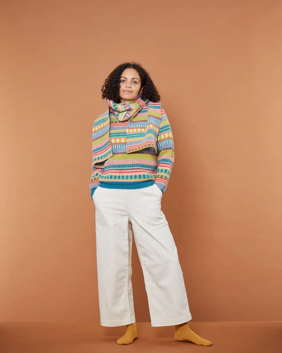 Static Stripe Jumper - Tutti Frutti