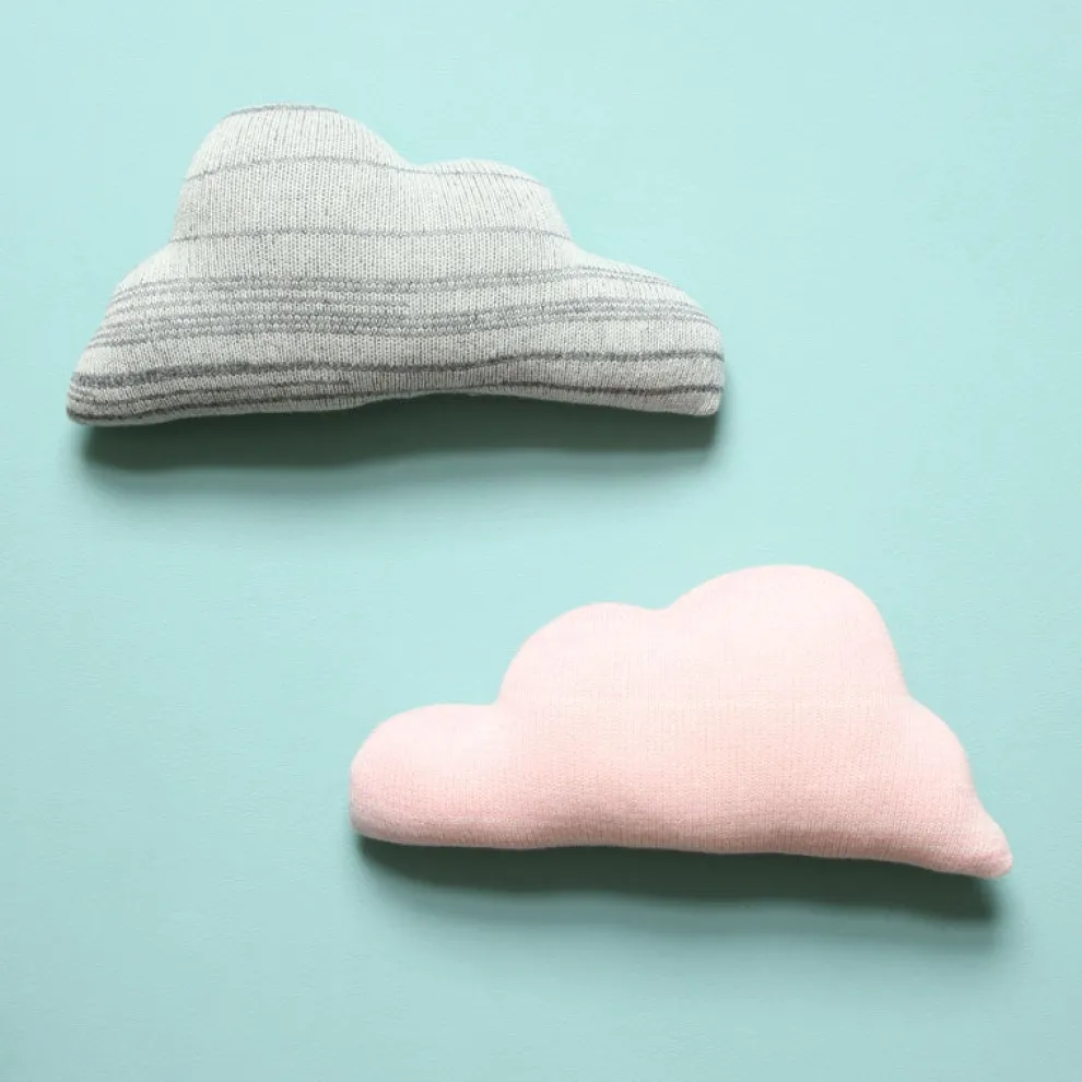 Cloud Small Shaped Cushion - Blue