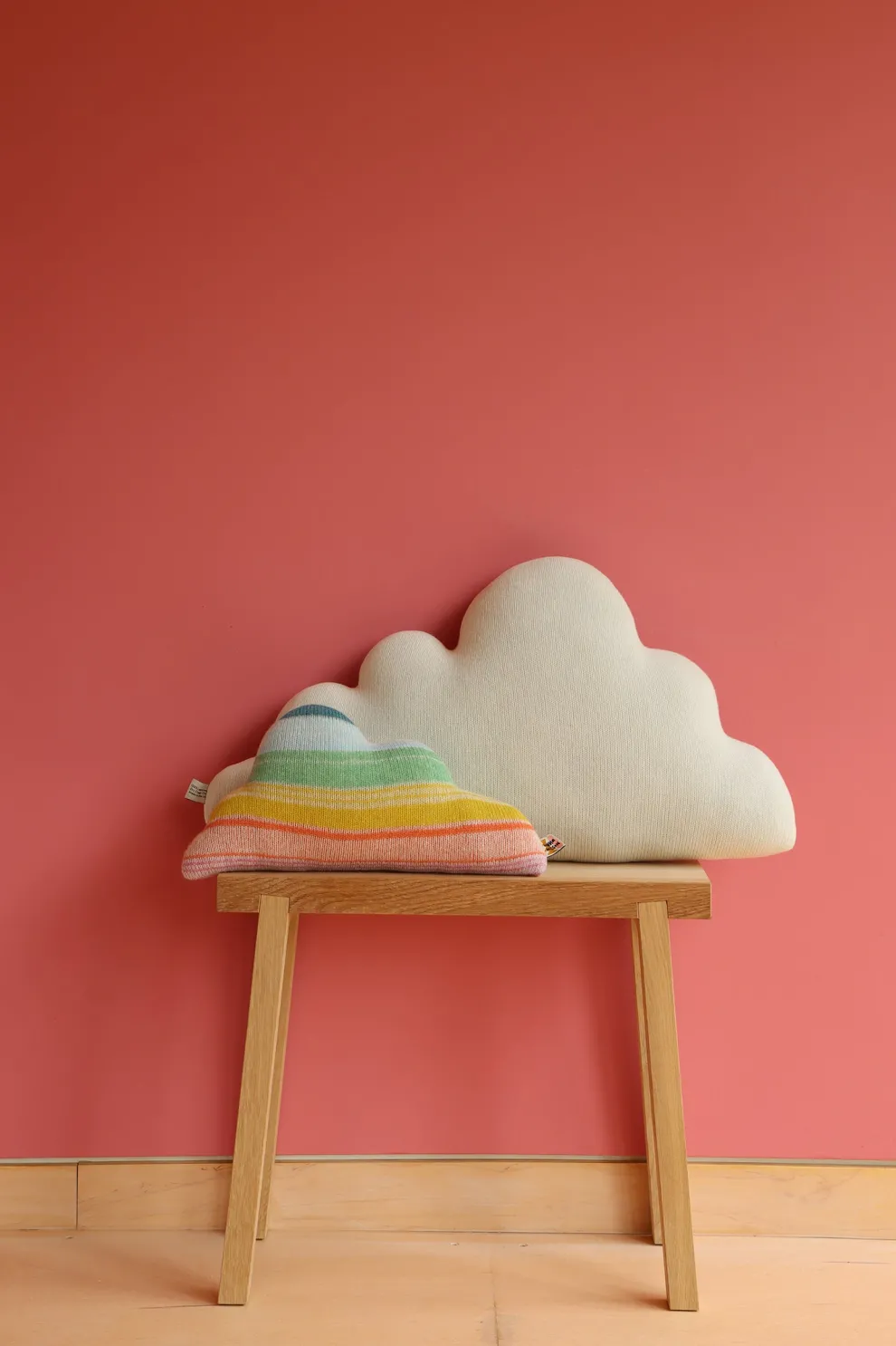 Cloud Small Shaped Cushion - Rainbow