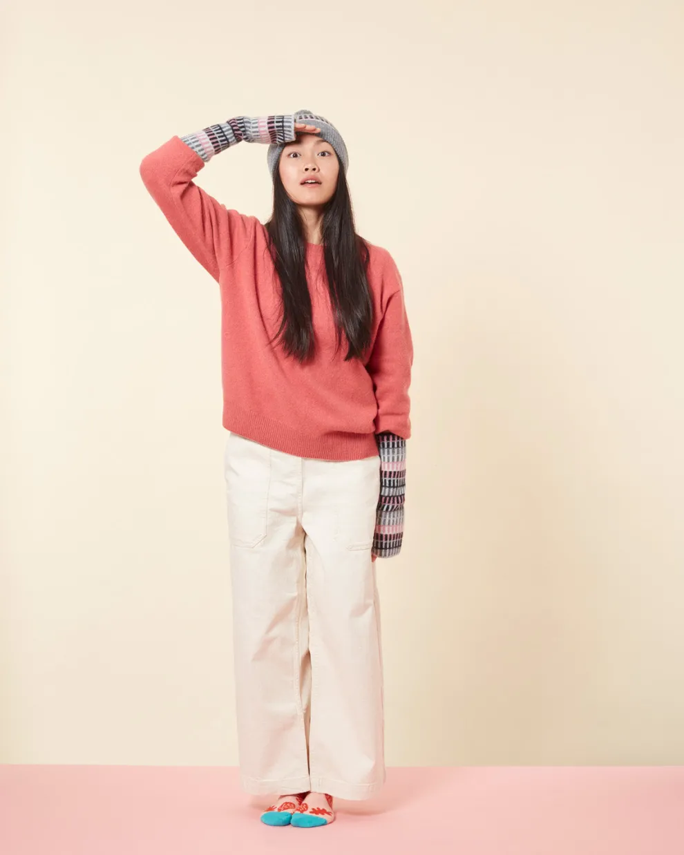 Shiel Beanie Hat - Tea Rose