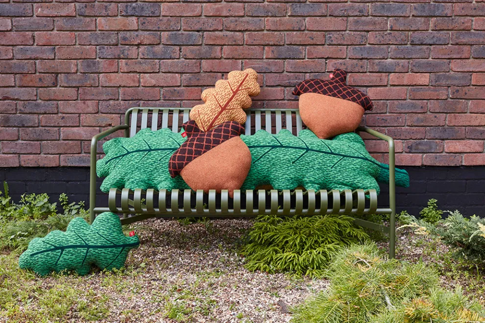 Large Leaf Bolster Cushion